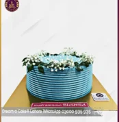 Fantastic Baby Breath Gypsum Floral Cake in Lahore
