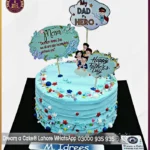 Fantsy Father Day Picture Cake in Lahore