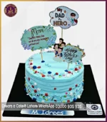 Fantsy Father Day Picture Cake in Lahore