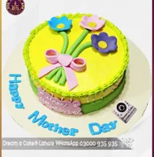 Floral Pride Cake for Mother's Day in Lahore