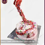 Flower’s Waterfall Picture Cake in Lahore