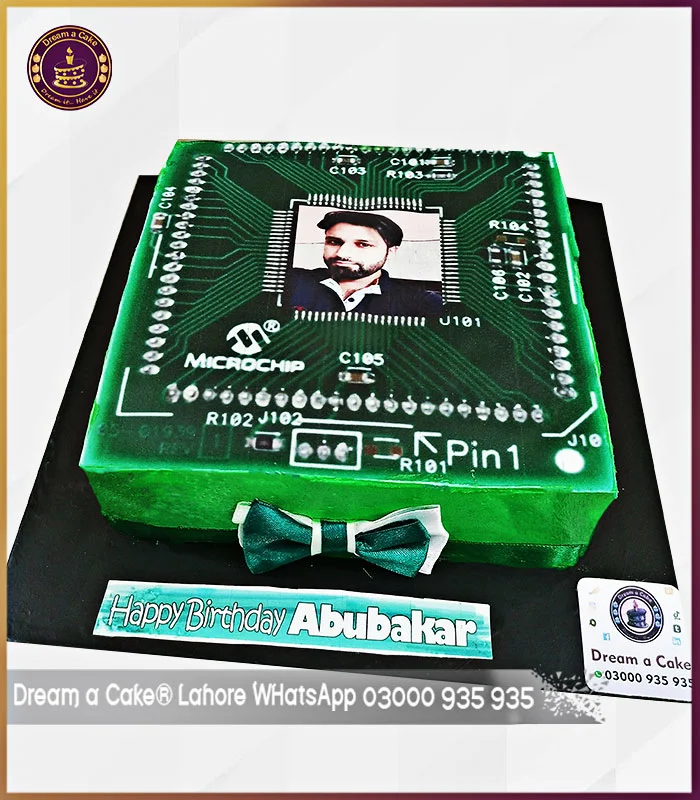 HBD Husband Picture Cake in Lahore
