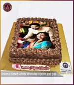 Love Time Wedding Picture Cake in Lahore