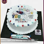 Lovely Father Day Picture Cake in Lahore