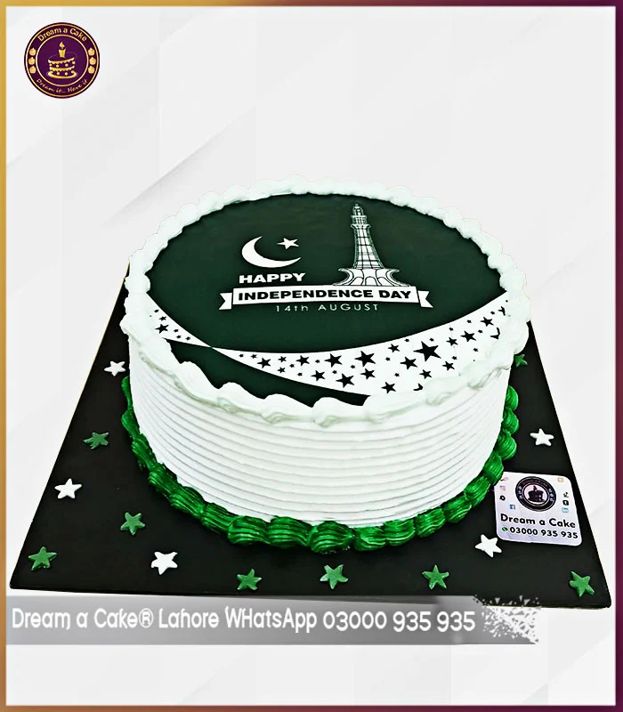 Patriotic Pakistan Day Cake in Lahore