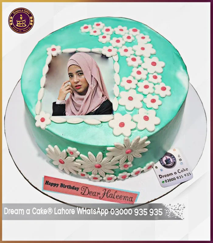Picture Cake for Working Lady in Lahore