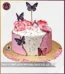Pink Fault Line Butterflies Cake in Lahore I Dream a Cake