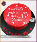 Red Expression of Love Cake in Lahore