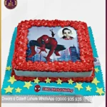 Spiderman Fan Theme Picture Cake in Lahore