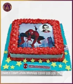 Spiderman Fan Theme Picture Cake in Lahore