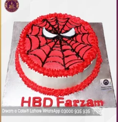 Super Spiderman Birthday Cake in Lahore