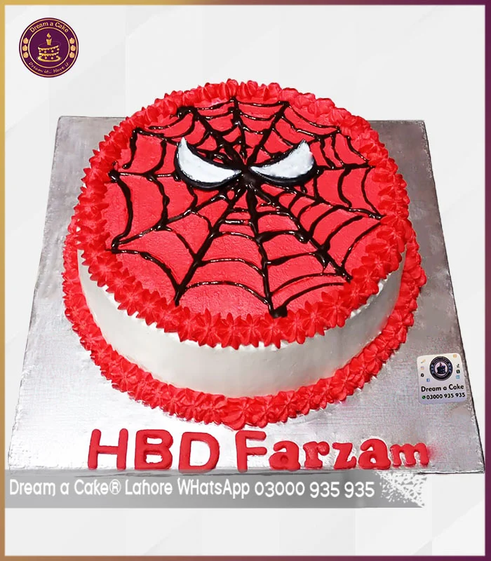 Super Spiderman Birthday Cake in Lahore