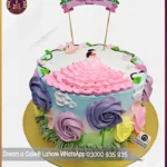 Swirls of Love and Beauty Cake in Lahore