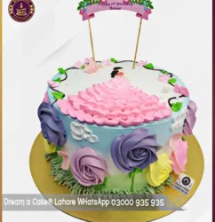 Swirls of Love and Beauty Cake in Lahore