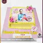 Tasty Rich Picture Cake for Mother’s Day in Lahore