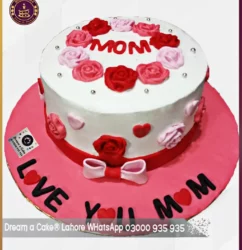 Treat Affectionate Mothers Day Cake in Lahore