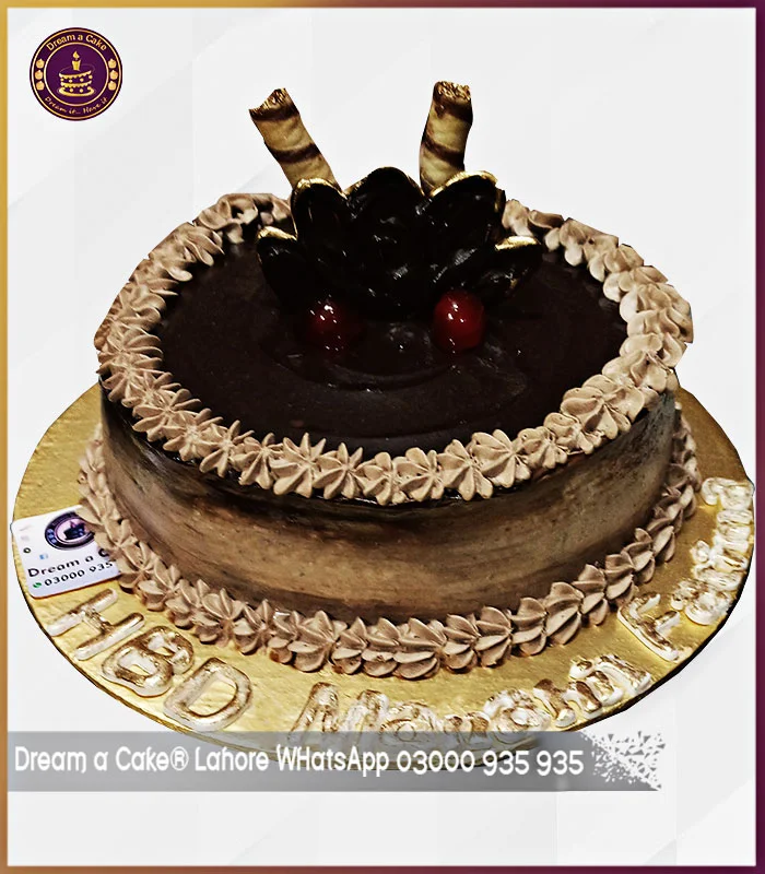 Trendy Wafer Stick Chocolate Cake in Lahore