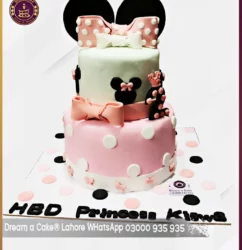 Two Tier Mickey Mouse Cake in Lahore