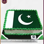 Unique Pakistan Day Picture Cake in Lahore