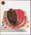 Amazement Heart Shape Chocolate Strawberry Cake in Lahore