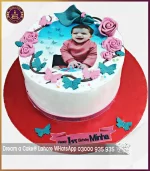 Brilliant Birthday Girl Picture Cake in Lahore