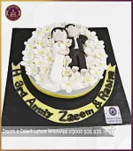 Cute Couple Anniversary Cake in Lahore
