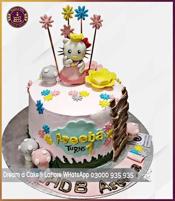 Cute Hello Kitty Cake in Lahore