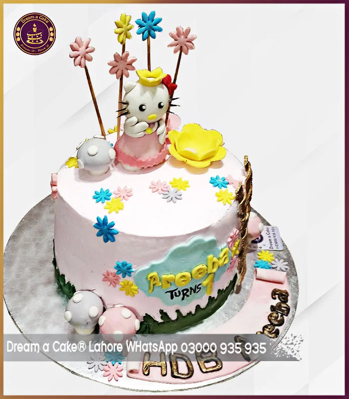 Cute Hello Kitty Cake in Lahore