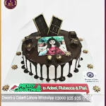 Distinctive Christmas Edible Picture Cake in Lahore