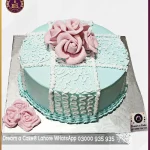 Efficient Embroider Floral Cake in Lahore