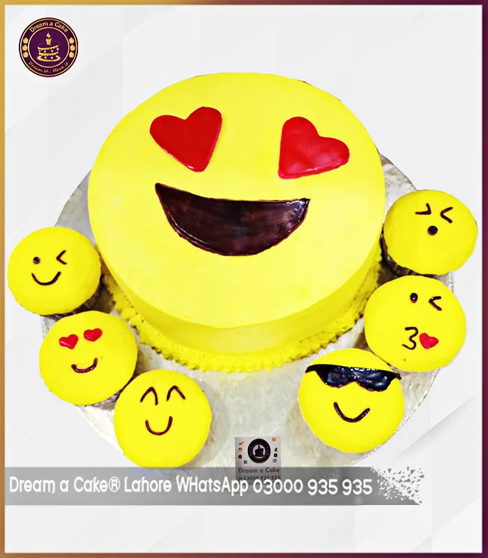 Exhilaration Smiley Cake in Lahore