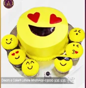 Exhilaration Smiley Cake in Lahore