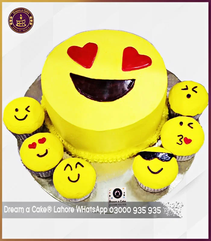 Exhilaration Smiley Cake in Lahore