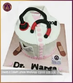 Eye-Catching Fondant Made Doctor Cake in Lahore