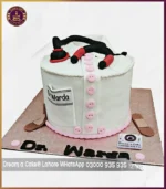 Eye-Catching Fondant Made Doctor Cake in Lahore