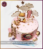 Fairy Fox 1st Birthday Designer Picture Cake in Lahore