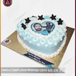 Fascinating Heart Shape Picture Cake in Lahore