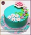Floral Greeting Mother’s Birthday Cake in Lahore