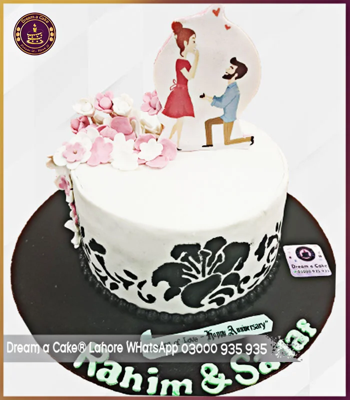Fondness Anniversary Cake in Lahore