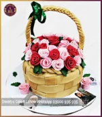 Full of Flowers Basket Cake in Lahore