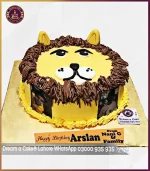 Furious Lion Picture Cake in Lahore