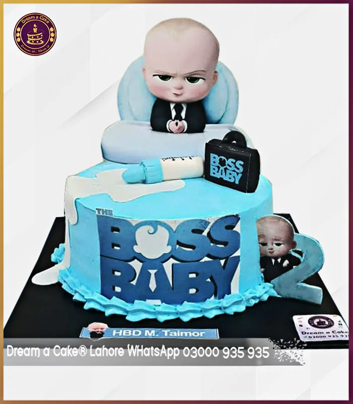 Imperious Boss Baby Cake for 2nd Birthday in Lahore