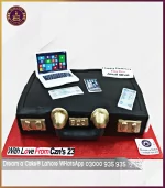 Moneyman Theme Briefcase Cake in Lahore