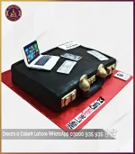 Moneyman Theme Briefcase Cake in Lahore