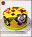 Ornate Hand Painted Floral Cake in Lahore