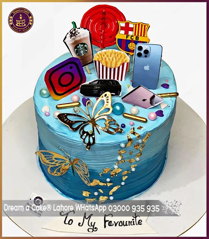 Perfect Birthday Cake for Social Media Star in Lahore