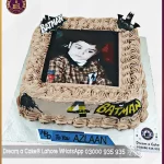 Pleasing Batman Theme Picture Cake in Lahore