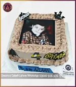 Pleasing Batman Theme Picture Cake in Lahore