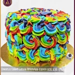 Prismatic Rainbow Cake in Lahore