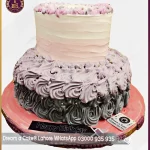 Purple Shades Two Tier Roseate Cake in Lahore